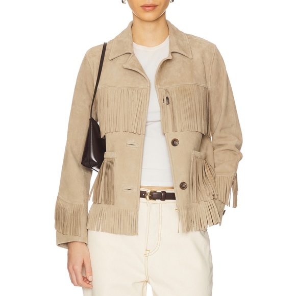 GRLFRND Jackets & Blazers - NWT Joni Suede Jacket. GRLFRND. Size Small